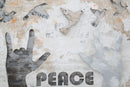 Dipinto su Tela Peace 120x3x60 cm in Legno e Canvas