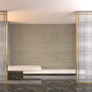 Set 10 Pannelli Decorativi Area 7,2 mq 120x60x3 cm Rivestimento Murale Effetto Pietra Naturale 3D in PU Grigio Cemento