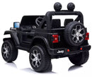 Macchina Elettrica per Bambini 12V Mp4 2 Posti con Licenza Jeep Wrangler Rubicon Nera