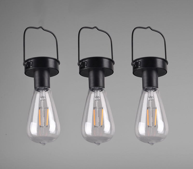  da Esterno a LED SMD in Acciaio Inossidabile Nero Opaco