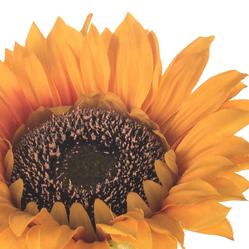 Set 8 Girasoli Artificiali Altezza 72 cm Giallo