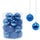 Set mit 24 Weihnachtskugeln Ø7 cm Blau für Bäume
