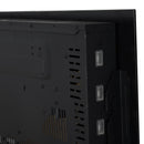 Camino Elettrico da Parete 90x56x9.5 cm 2000W Fiamma LED 7 Colori Nero 