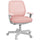 Sedia Poltrona Operativa da Ufficio 55x48x82,5-94,5 cm Tessuto a rete Rosa
