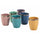 Set 6 Schnapsbecher Naima Glam Steinzeug Villa d'Este Home Tivoli 6 verschiedene Farben