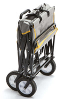 Carrello da Giardinaggio Pieghevole 85x45x53 cm in Acciaio con Manico Estensibile Taddei Graden Grigio