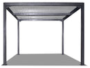Pergola da Giardino 3x3m in Alluminio Antracite