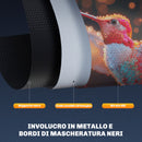 Telo per Proiettore 84 Pollici con Telecomando 212x8x150 cm in PVC e Metallo Bianco      
