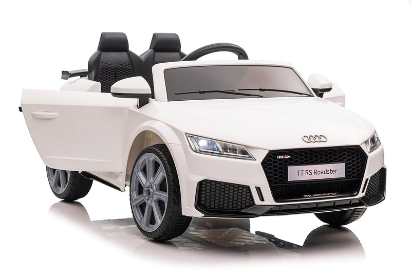 Macchina Elettrica per Bambini 12V Audi TT RS Roadster Bianca