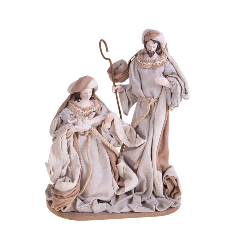 Natività con Angelo H21.5 cm in Resina