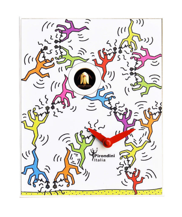 online Wandkuckucksuhr 16,5x20x10cm Pirondini Italia D'Apres Haring
