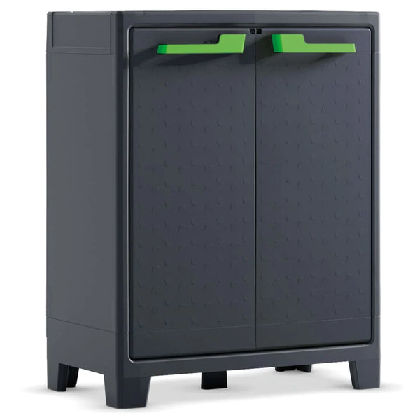 Schrank 2 Regale 80x44x100 cm Keter Moby Basso XL Anthrazit sconto