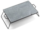 Pietra Ollare 40x60 cm con Supporto Pieghevole Ompagrill DS40/60/BLACK