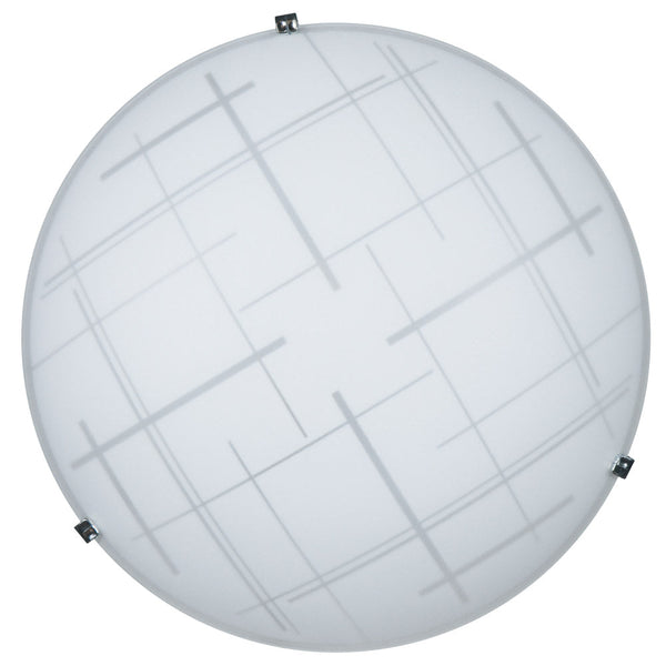 Deckenleuchte 2xE27 Haken Chrom Glasplatte Schottische E-Energy Pamela prezzo