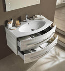 Mobile da Bagno sospeso Monica 02 Rovere Bianco TFT