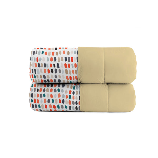 Trapunta Invernale Stampata in Microfibra 200gr Double Face Sketch Varie Misure prezzo