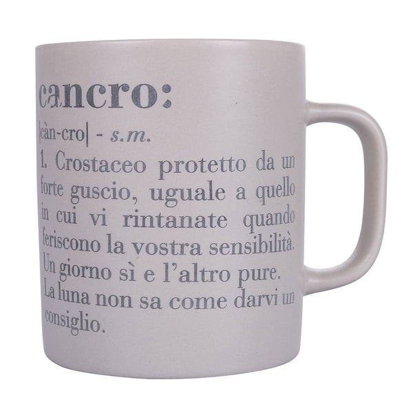 acquista Sternzeichen Tasse "Krebs" Ø8x10 cm in Bone China Villa D'este Home Tivoli Beige