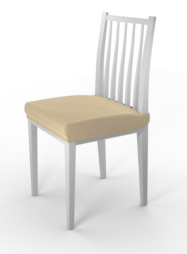 prezzo Set mit 2 Stretch-Stuhlhussen aus cremefarbenem Polyester