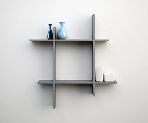 Aschgraues TFT Easy Melaminregal 74x16x62 cm prezzo