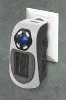 Stufa Stufetta da Parete 500W con Telecomando Display LCD Kooper Ghibli Bianco