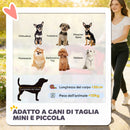 Passeggino per Cani Piccoli Pieghevole 77x44x102 cm con Portabicchieri e Cestino Portaoggetti in Tessuto Oxford Rosso      