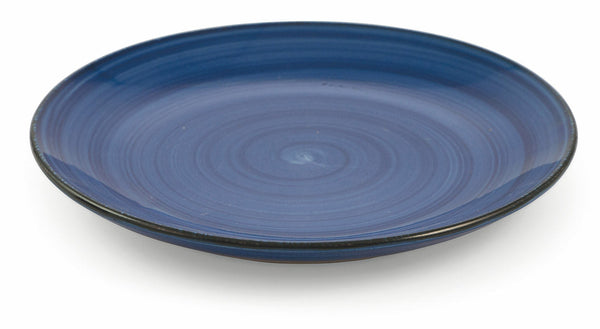 sconto Set 6 Obstteller aus Steinzeug Ø20x2,5 cm Villa d'Este Home Tivoli New Baita Blu