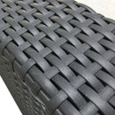 Set Salotto da Giardino in Resina Divano 2 Poltrone e Tavolino Taddei Como Grigio Chiaro