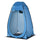 Tenda da Doccia Pop Up Impermeabile 126x124x189 cm con Porta a Cerniera Blu