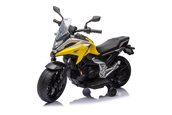 online Moto Elettrica per Bambini Licenza Ufficiale Honda NC750X 12V 4,5Ah Giallo
