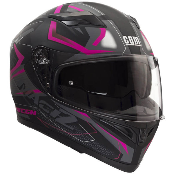 Integralhelm für Scooter mit langem Visier CGM Mach 2 316G Matt Fluo Fuchsia Verschiedene Größen sconto