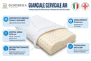 Set 2 Guanciale in Memory Foam Doppia Onda H 8/10 cm Sostegno Cervicale Dispositivo Medico Classe 1 Dormidea Classico Air