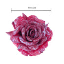 Set 24 Rosa con Clip.Ø15 cm Rosso