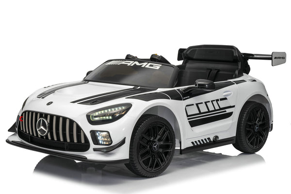 acquista Macchina Elettrica per Bambini Licenza Ufficiale Mercedes Benz GT3 Telecomandata 12V 4,5Ah Bianco
