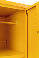 Armadio 2 Ante 50x80x185 cm Cambridge in Acciaio Giallo