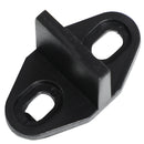 Kit Porta Scorrevole 200x40x0,6 cm con Binari Fermi e Guide in Acciaio Nero  