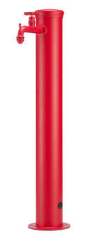 Fontana da Giardino con Rubinetto in Tinta Belfer 42/TT Rosso