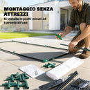 Serra da Giardino a Tunnel 200x100x80 cm in Acciaio e con Copertura in PVC Bianco      