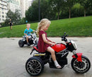 Moto Elettrica per Bambini 6V 3 Ruote Kidfun Rossa