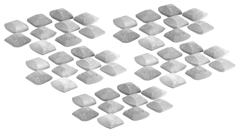 Pietra Lavica in Ceramica Set 50 pz per Barbecue in Briquette Bauer