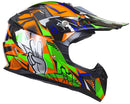 Casco Integrale per Bambino da Moto Cross CGM 209G Winner Arancione Varie Misure