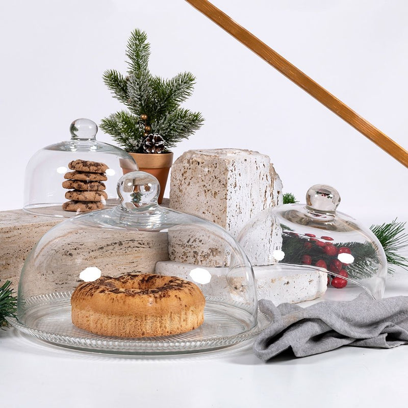 Piatto da Portata Ø33x2,5 cm  in Vetro VdE Tivoli 1996