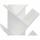 Libreria porta riviste 132x40x21,6 cm Tree bianco opaco