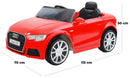 Macchina Elettrica per Bambini 12V con Licenza Audi A3 Rossa