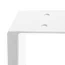 Set Gambe da Tavolo Square Rettangolari H720 Verniciato Bianco Acciaio Emuca