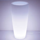 Vaso Luminoso da Giardino a LED Ø33 cm in Resina 5W Cypress Bianco Freddo