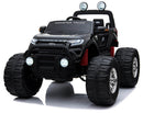 Macchina Elettrica per Bambini 2 posti Fuoristrada 12V con Licenza Ford Monster Truck 4x4 Nera