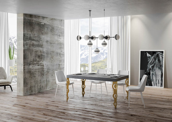 Tavolo 160x90x77 cm Tavolo Karamay Fix Cemento online