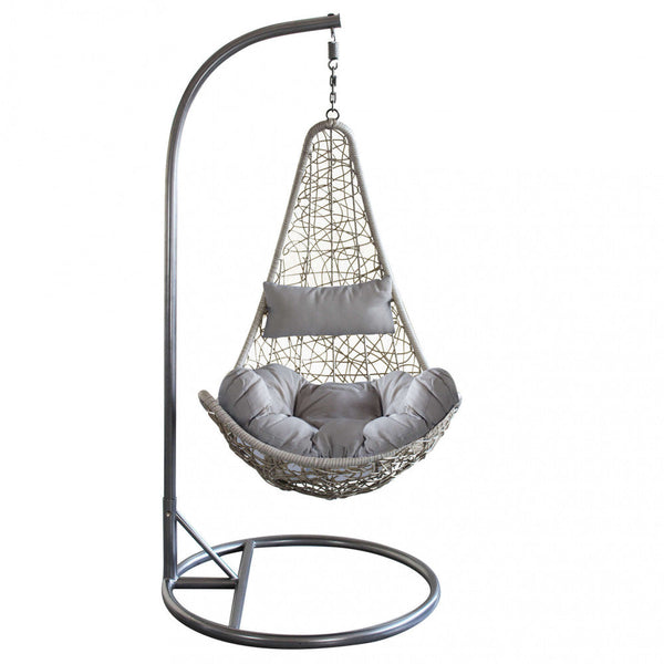 Schaukelstuhl Ponza aus grauem Stahl prezzo