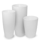 Vaso Luminoso da Giardino a LED Ø40 cm in Resina 5W Cypress Bianco Freddo