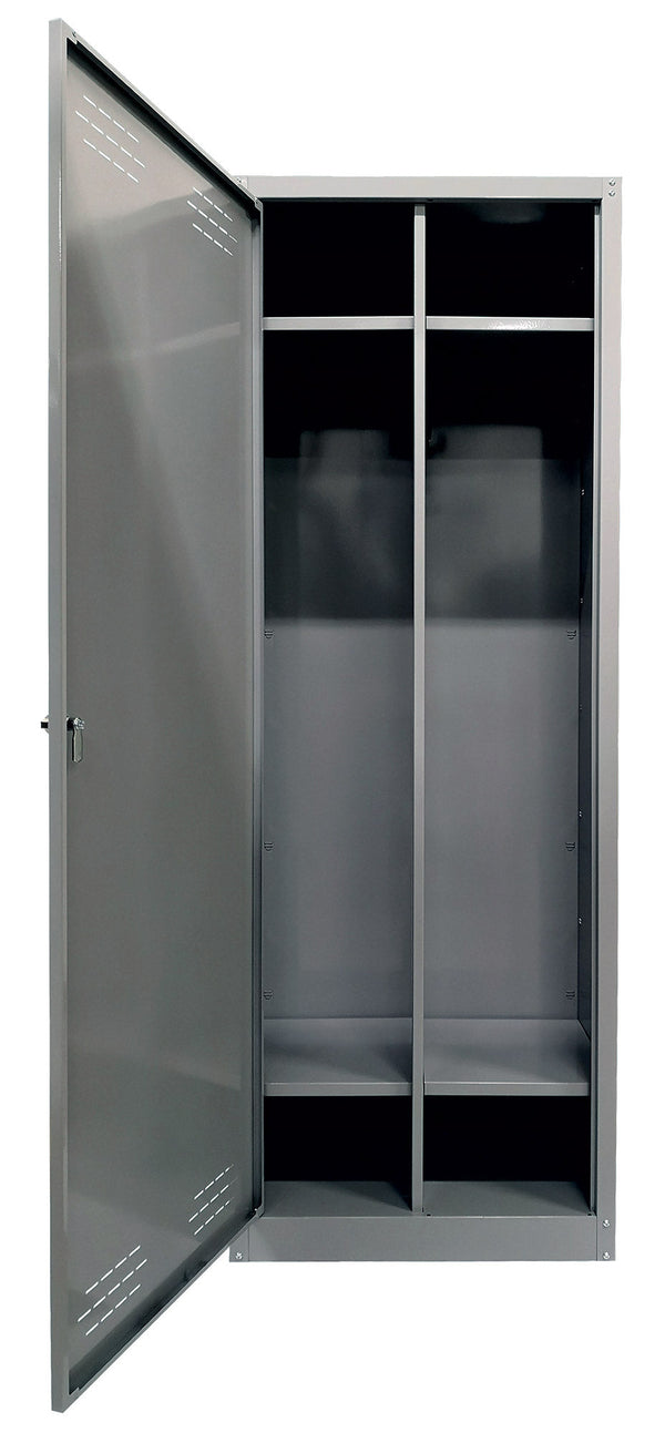 acquista Clean Dirty Spind 1 Tür 60 x 40 x 167 cm aus hellgrau lackiertem Metall